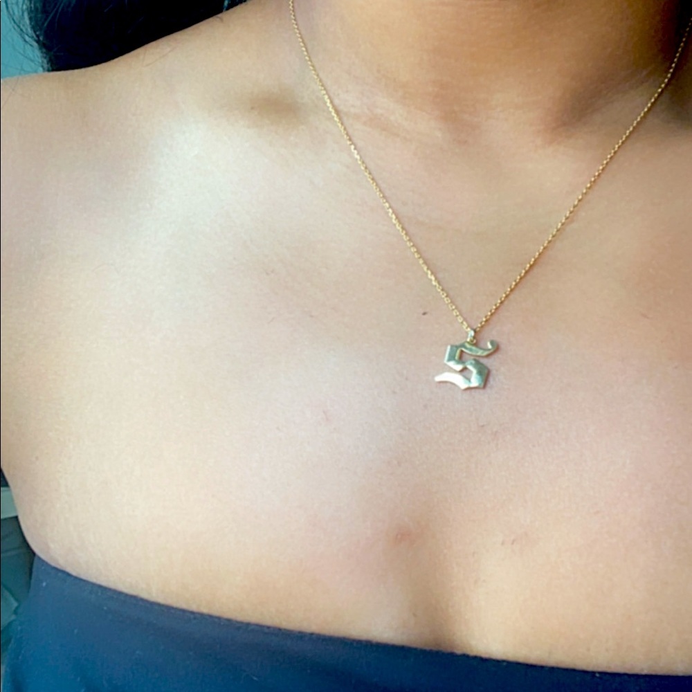 Initial E Necklace